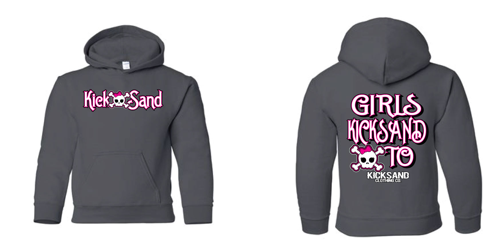 Pink Girls' Youth Hoodie